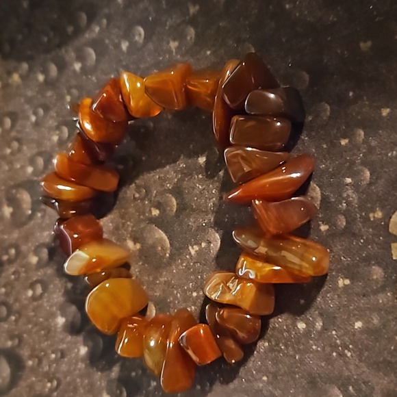 Carnelian Stretch Bracelet - Picture 2 of 3